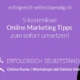 Erfolgreich selbstständig mit Helene Umiker - 5 kostenlose Online Marketing Tipps