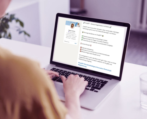 Tipps zum Formatieren von LinkedIn-Texten für Selbstständige