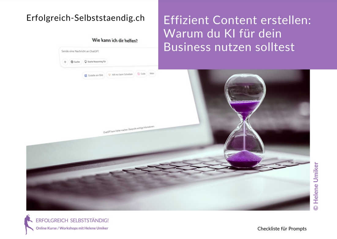 Erfolgreich-Selbststaendig-Effizient Content erstellen Warum du KI für dein Business nutzen solltest-2