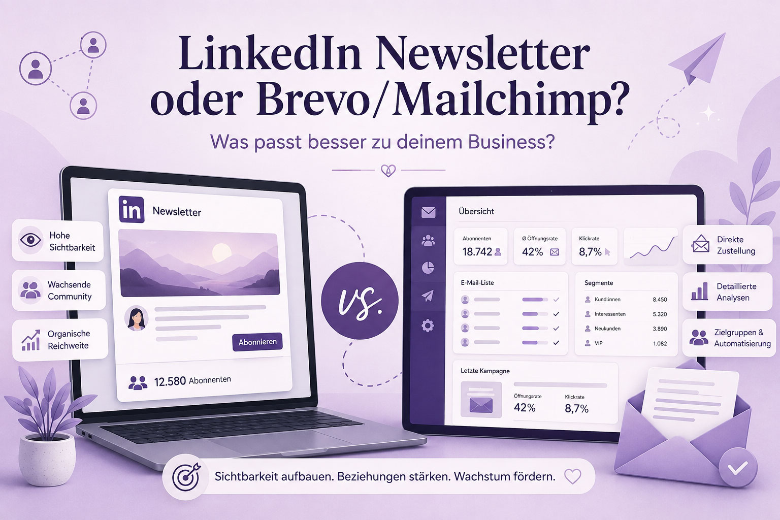 erfolgreich-selbststaendig-newsletter-linkedin-vs-brevo-mailchimp